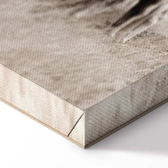 Canvas Print - White Horses (1 Part) Vertical
