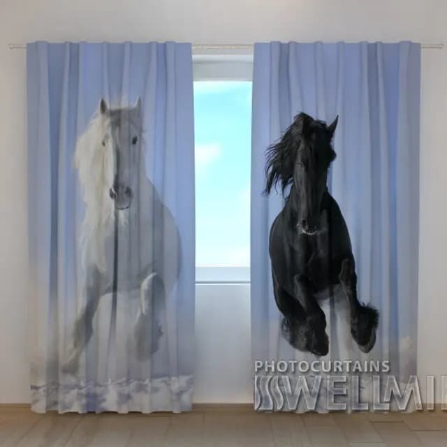 3D-gardin Häst 1
