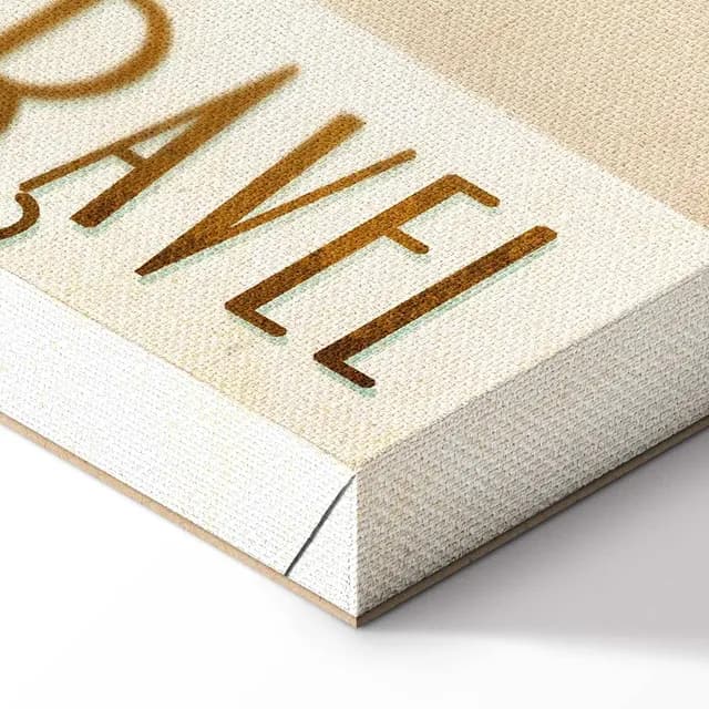 Canvas Print - Sound Travel (1 Part) Vertical