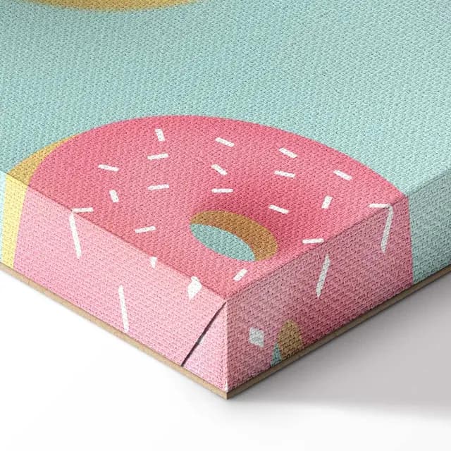 Canvas Print - Pastel Donuts (1 Part) Vertical