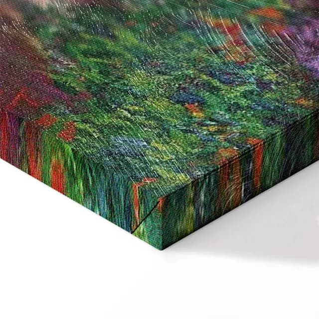 Canvas Print - Claude Monet – A Pathway in Monet's Garden