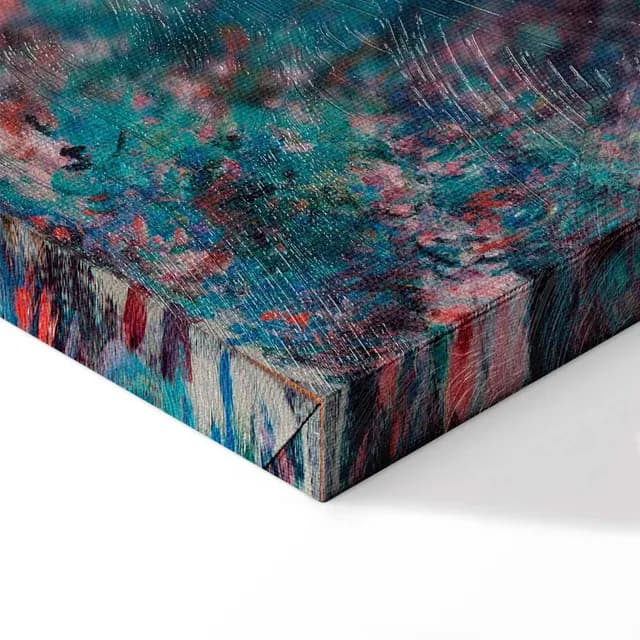 Canvas Print - Claude Monet – La maison de l'artiste vue du jardin aux roses