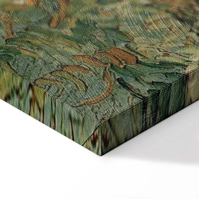 Canvas Print - Vincent Van Gogh – Field with Wheat Stacks