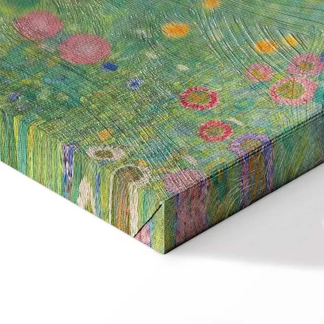 Canvas Print - Gustav Klimt – Farm garden with sunflowers