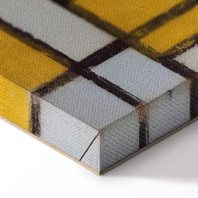 Canvas Print - Piet Mondrian – Composition with grid 25