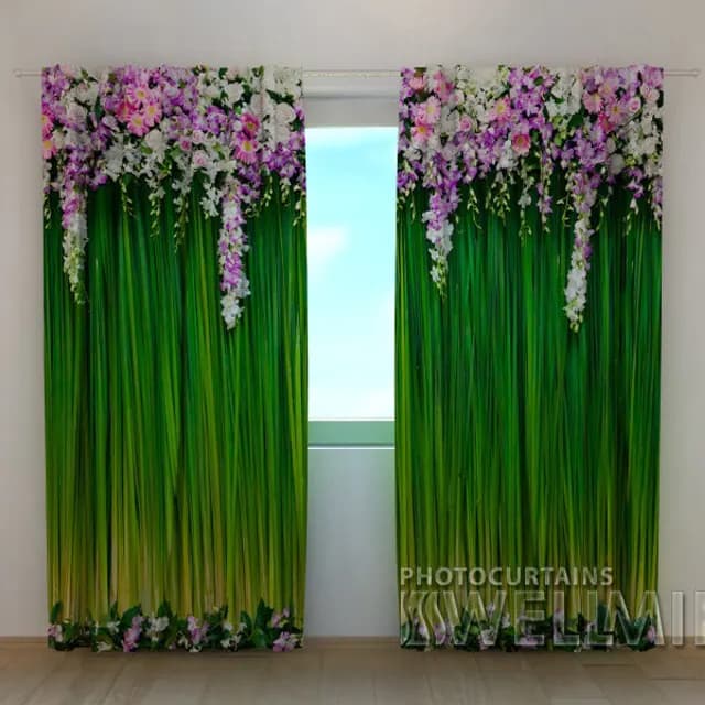 Fotogardin Blomsterlambrekänger