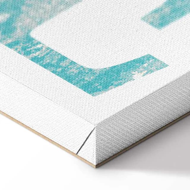 Canvas Print - Flourishing Letters (1 Part) Vertical